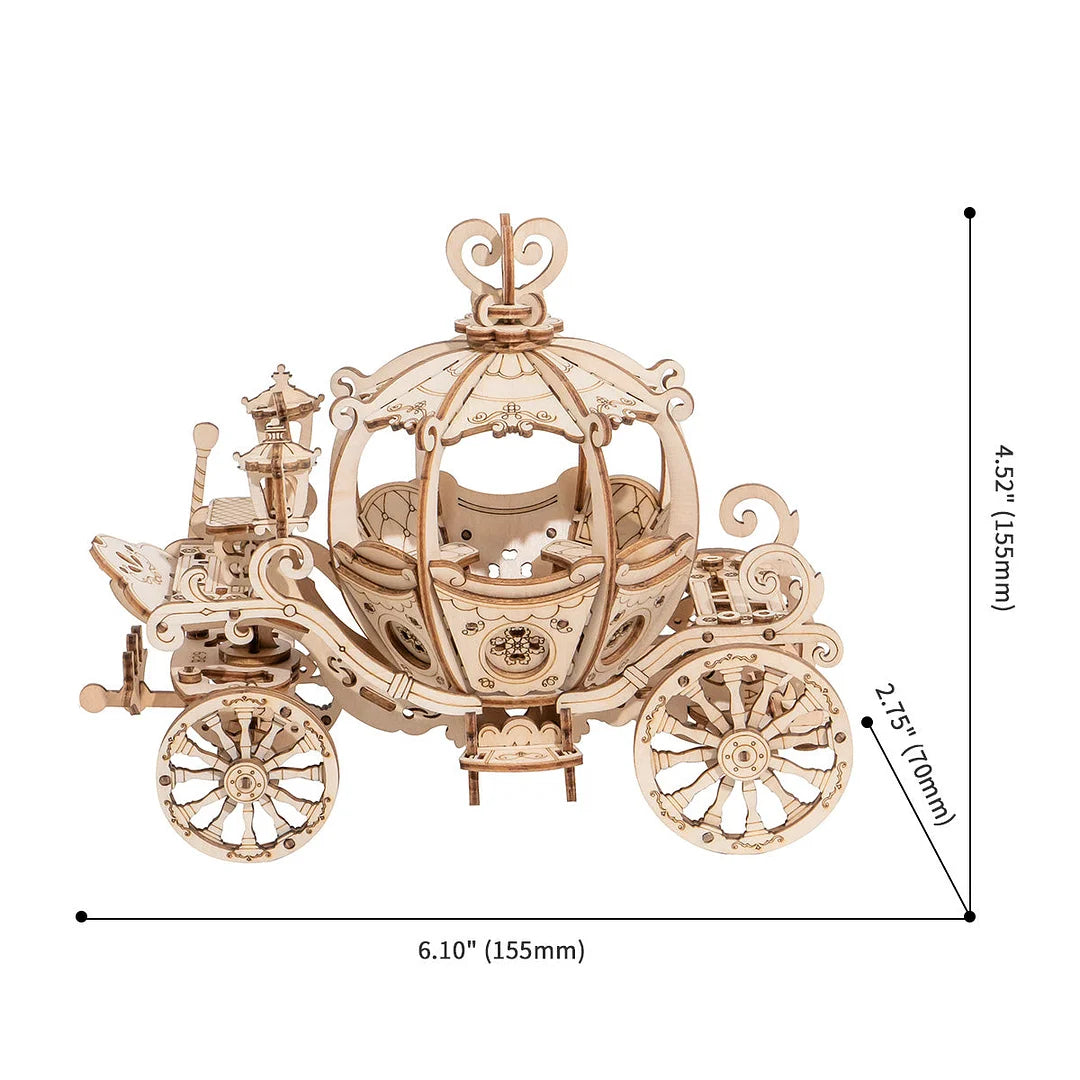 Robotime Pumpkin Carriage 3D Wooden Puzzle