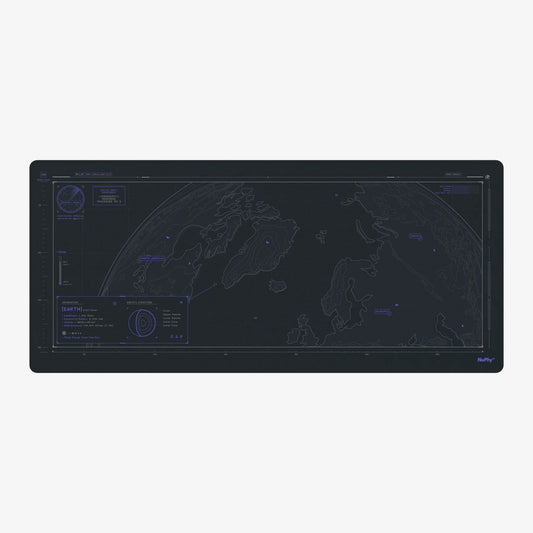 NuPhy Orbit Terra Dark Purple Desk Mat & Mousepad