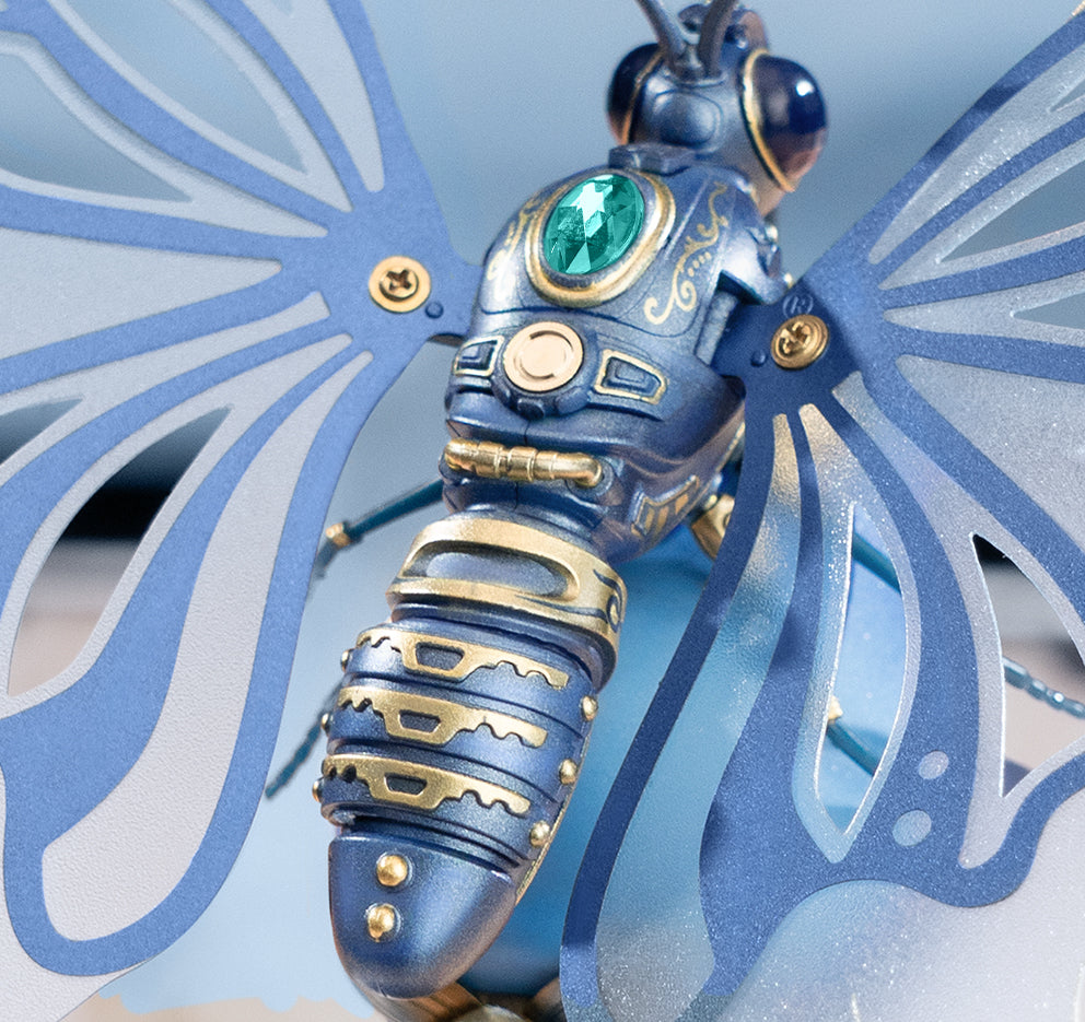 Robotime Butterfly DIY Mechanical 3D Puzzle Blue
