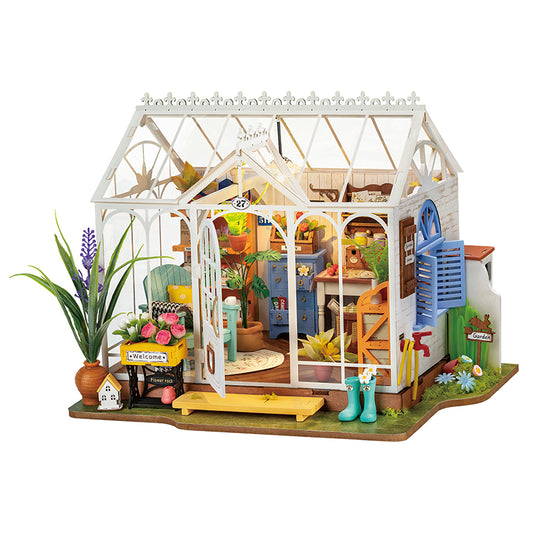 Robotime Dreamy Garden House DIY Miniature Dollhouse