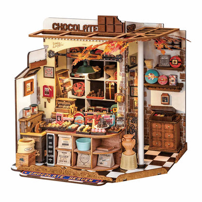 Robotime Henry's Chocolate DIY 3D Miniature House