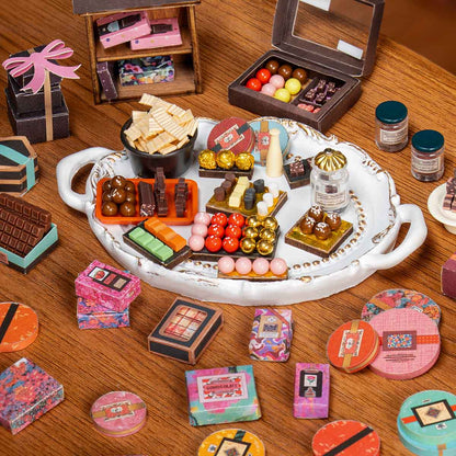 Robotime Henry's Chocolate DIY 3D Miniature House