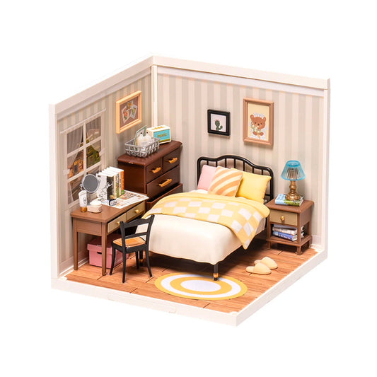 Robotime Sweet Dream Bedroom DIY 3D Miniature Dollhouse Kit