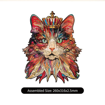 Robotime Cat King Wooden Jigsaw Puzzle