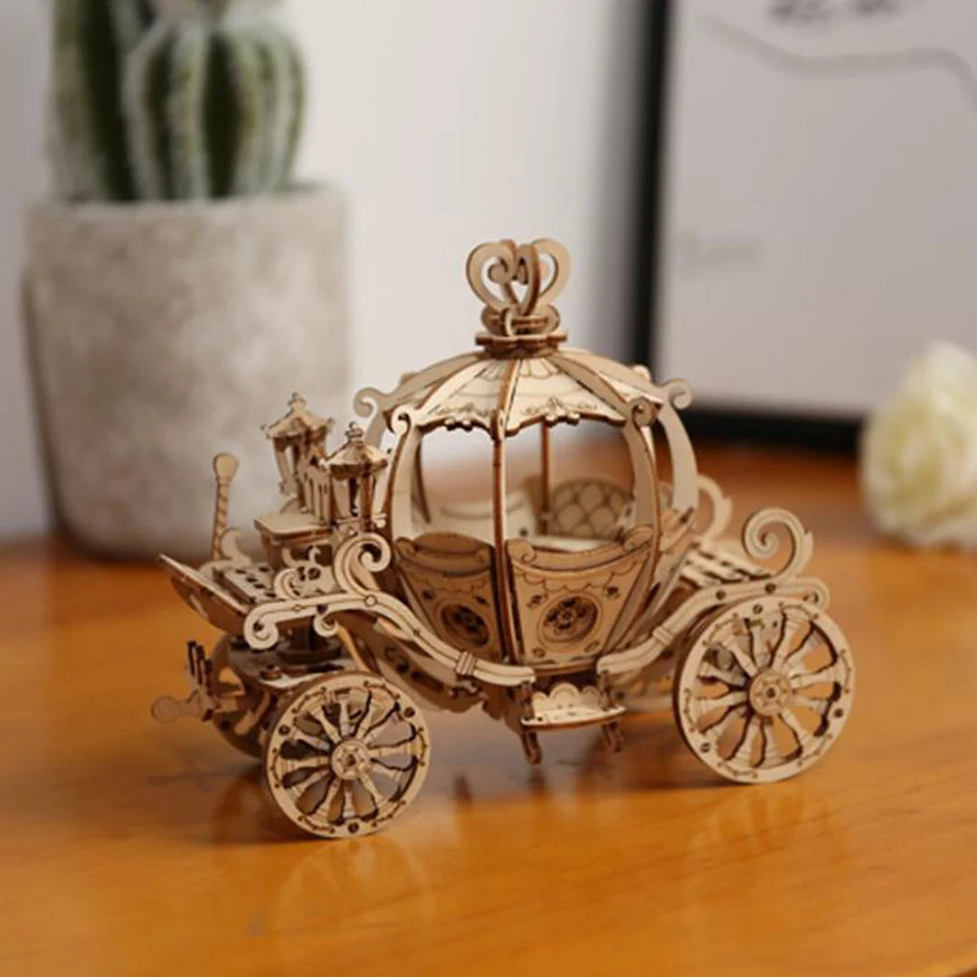 Robotime Pumpkin Carriage 3D Wooden Puzzle