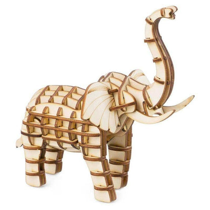 Robotime Elephant Animal Modern 3D Wooden Puzzle