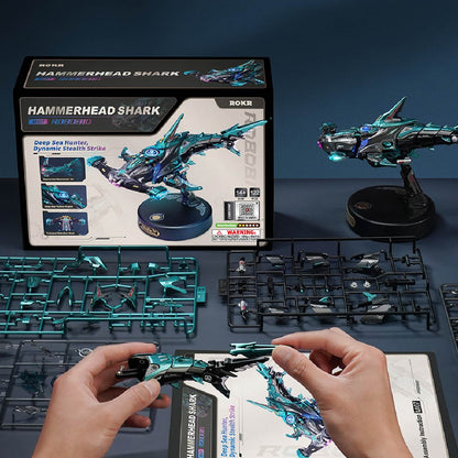 Robotime Hammerhead Shark DIY Model 3D Mechanical Puzzle