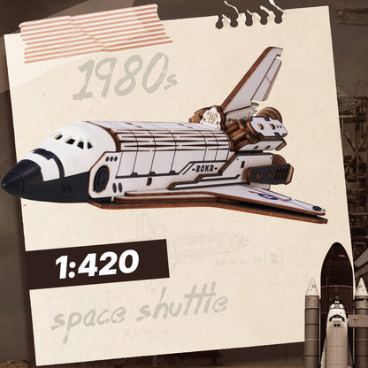 Robotime Space Shuttle 3D DIY Wooden Puzzle