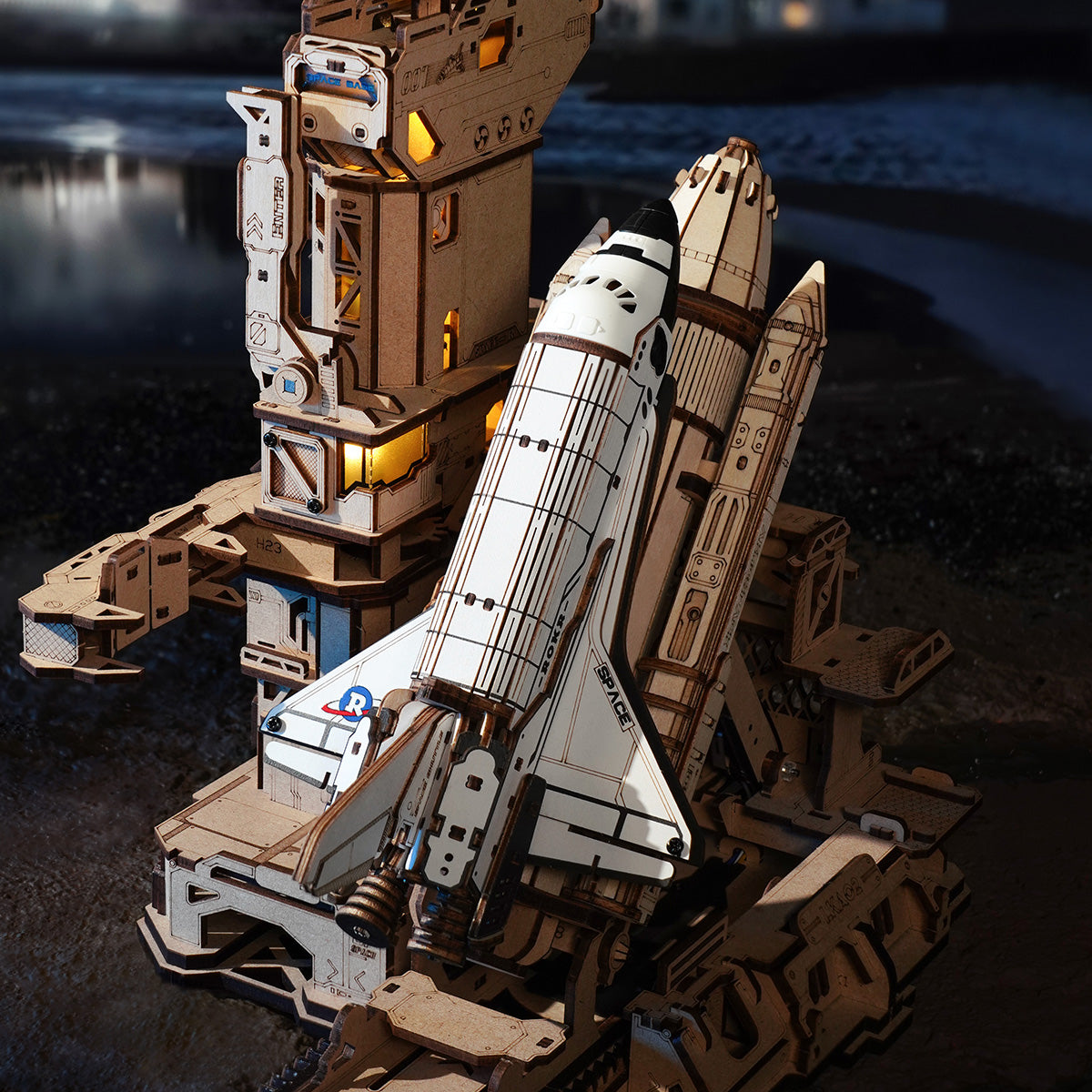 Robotime Space Shuttle 3D DIY Wooden Puzzle