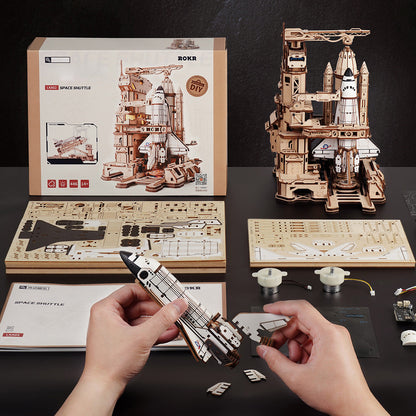 Robotime Space Shuttle 3D DIY Wooden Puzzle 