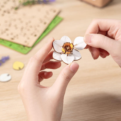 Robotime Narcissus DIY Flower Bouquet Wooden 3D Puzzle