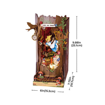 Robotime Fall Into Wonder DIY Book Nook Shelf Insert Miniature Dollhouse