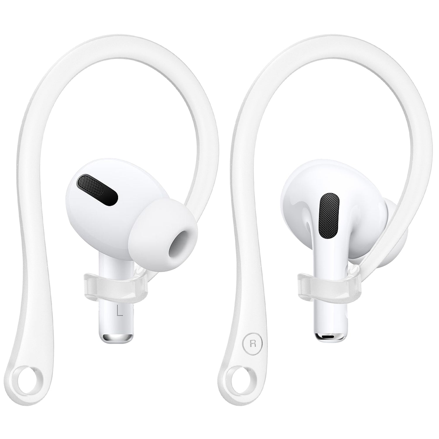 Anti-Loss Ear Hooks For AirPods Transparent White