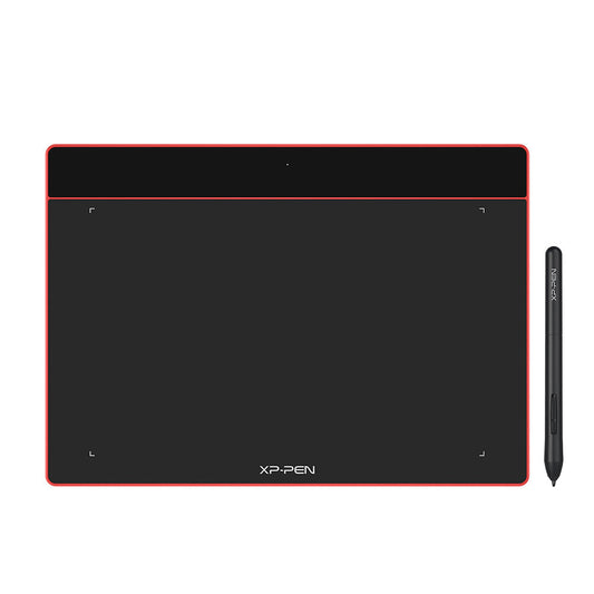 XPPen Deco Fun XS Graphics Drawing Tablet Red
