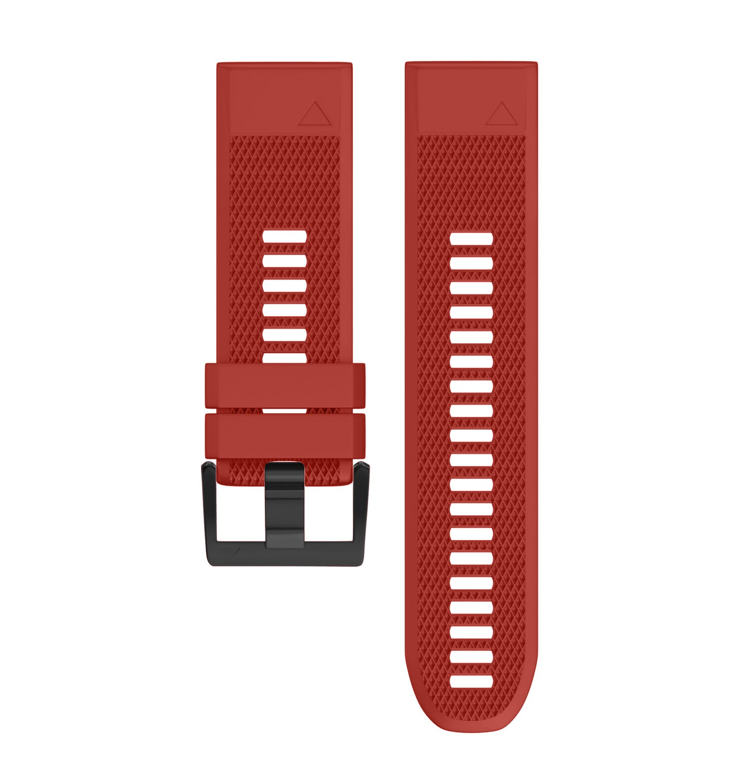 Quick Release Silicone Sports Band Strap Garmin Fenix 5 22mm Red - We Love Gadgets