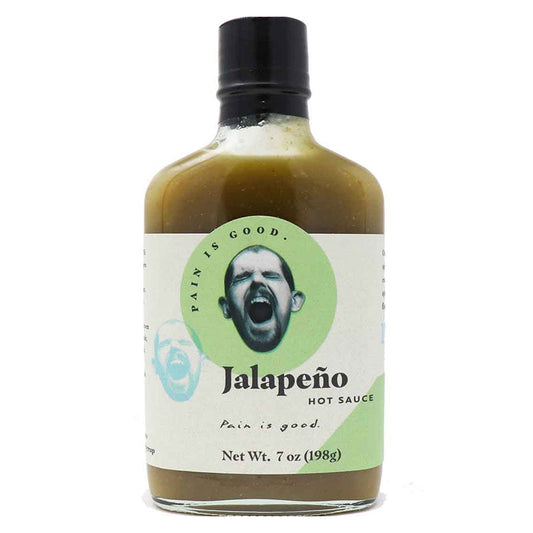 Pain is Good Jalapeno Hot Sauce 7oz
