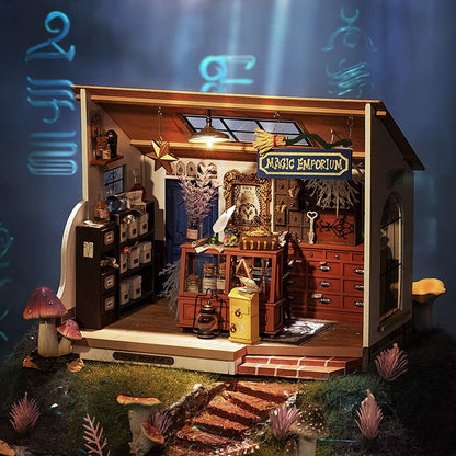 Robotime Kiki's Magic Emporium DIY Miniature House Kit