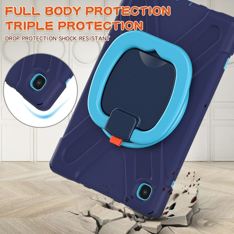 Shockproof Cover With Stand & Hand & Shoulder Strap iPad 9.7 inch Blue