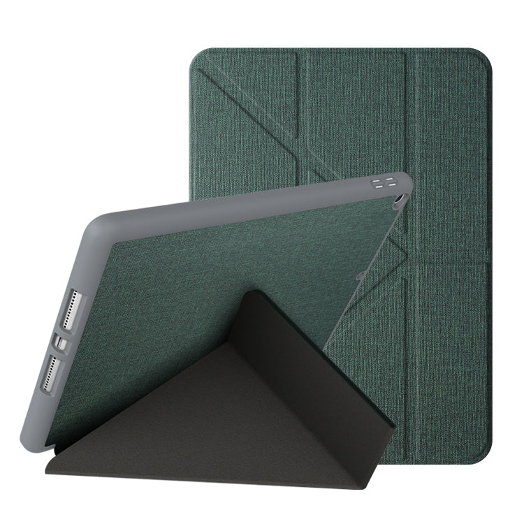 Origami Canvas Flip Cover & Stand For Apple iPad 10.2 inch 2021 (9th Gen)