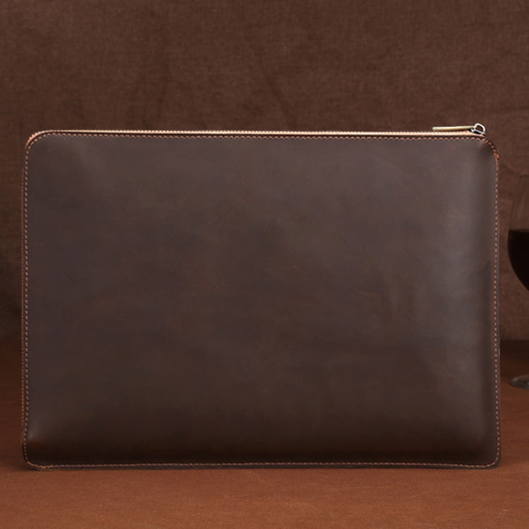 15.4 inch Leather Laptop Sleeve Bag - We Love Gadgets