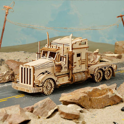 Robotime Heavy Truck Scale Model 3D Wooden Puzzle