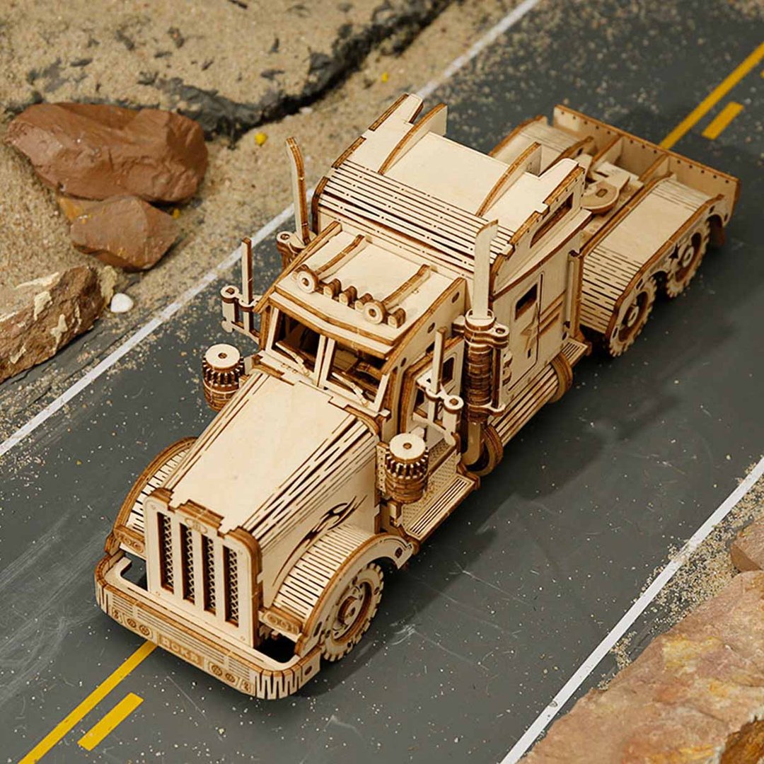 Robotime Heavy Truck Scale Model 3D Wooden Puzzle