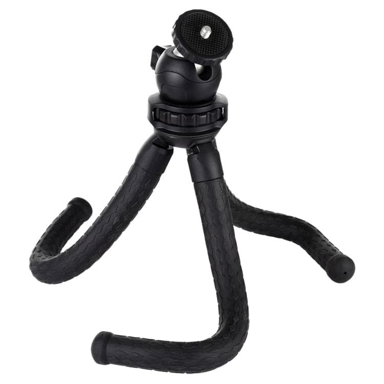 Mini Octopus Flexible Tripod Holder with Ball Head & Phone Clamp - We Love Gadgets