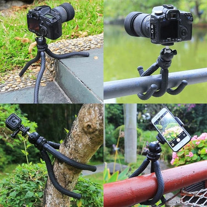 Mini Octopus Flexible Tripod Holder with Ball Head & Phone Clamp - We Love Gadgets