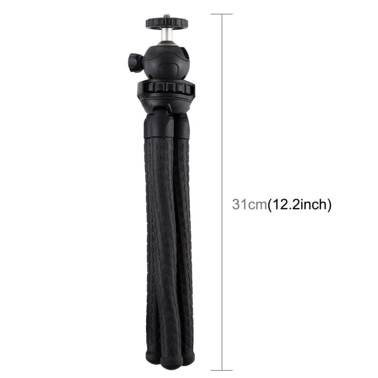 Mini Octopus Flexible Tripod Holder with Ball Head & Phone Clamp - We Love Gadgets