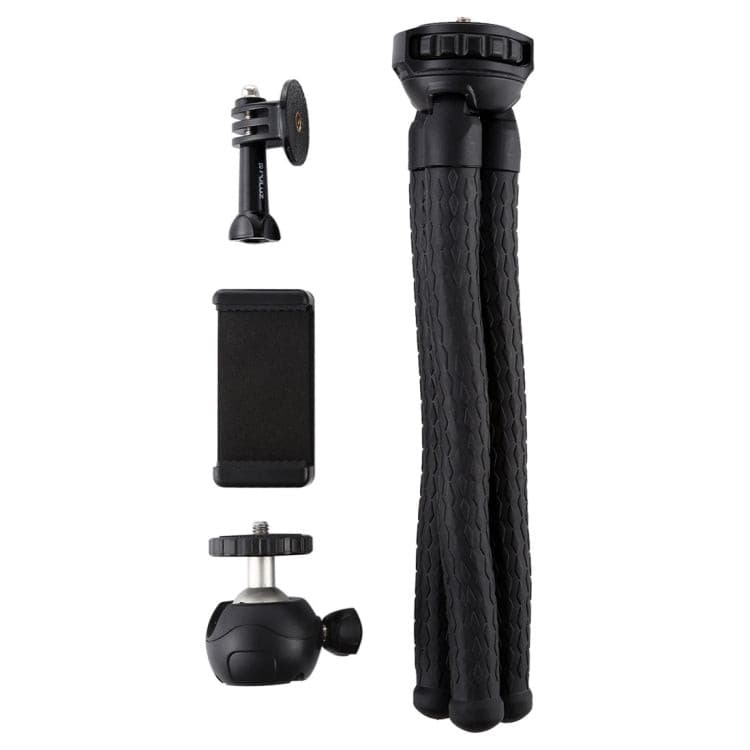 Mini Octopus Flexible Tripod Holder with Ball Head & Phone Clamp - We Love Gadgets