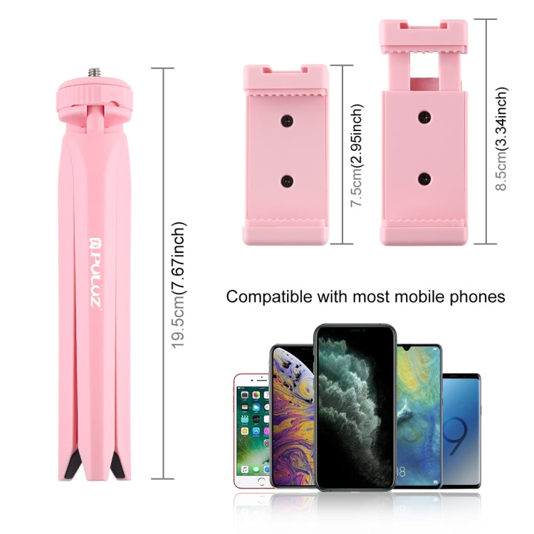 Vlogging Pocketsize Handheld Tripod For Smartphones Pink - We Love Gadgets