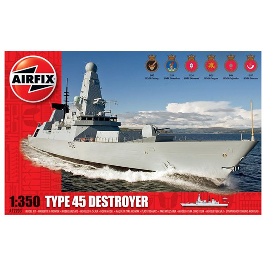 Airfix A12203 Type 45 Destroyer 1:350 Scale Model Kit