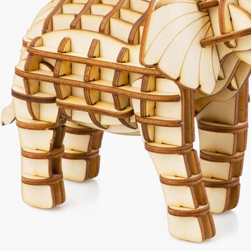 Robotime Elephant Animal Modern 3D Wooden Puzzle