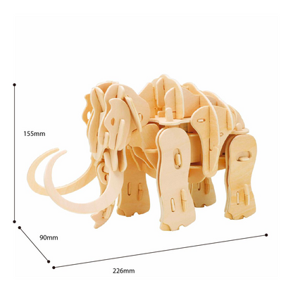 Robotime Mammoth Animal Modern 3D Wooden Puzzle