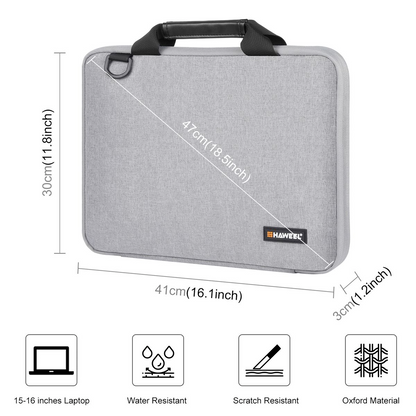 HAWEEL Compact Laptop Bag 15 inch - Grey