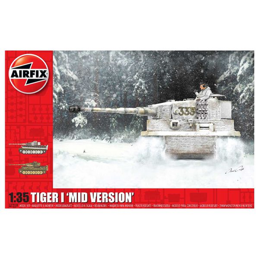Airfix A1359 Tiger-1 Mid Version 1:35 Scale Model Kit