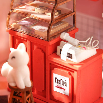Robotime Honey Ice-cream Shop Miniature Dollhouse Kit