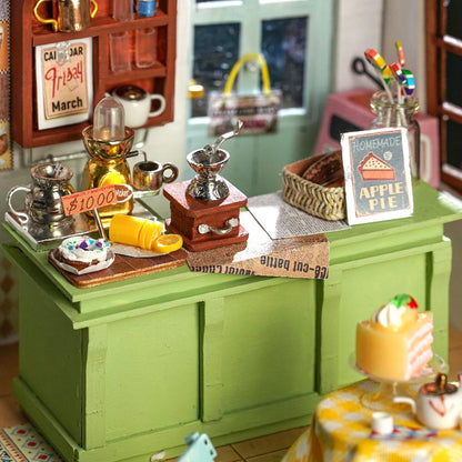 Robotime Flowery Sweets & Teas Miniature Dollhouse Kit