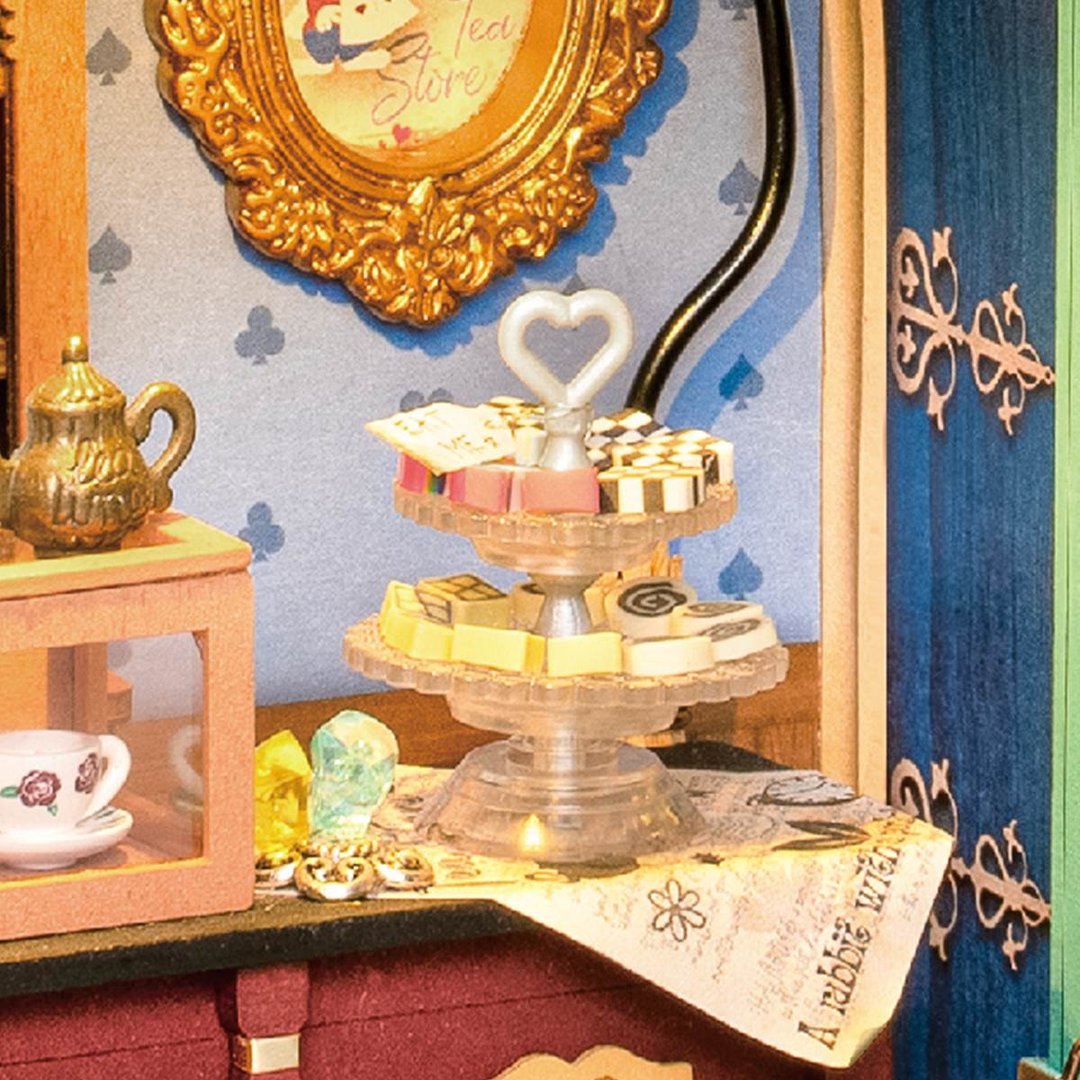 Robotime Alice's Tea Store DIY Miniature House Kit