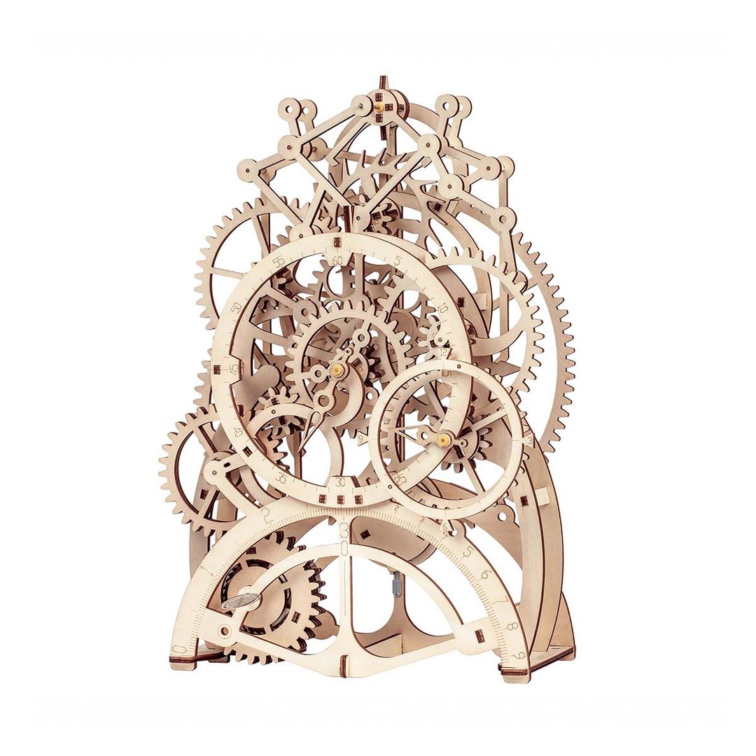 Robotime Pendulum Clock Mechanical Gears 3D Wooden Puzzle