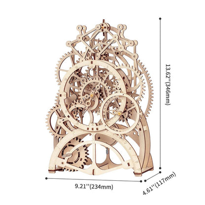 Robotime Pendulum Clock Mechanical Gears 3D Wooden Puzzle