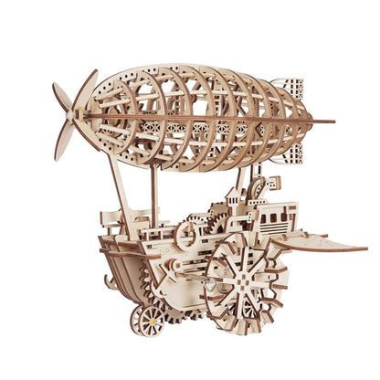 Robotime Air Vehicle Mechanical Airship 3D Wooden Puzzle