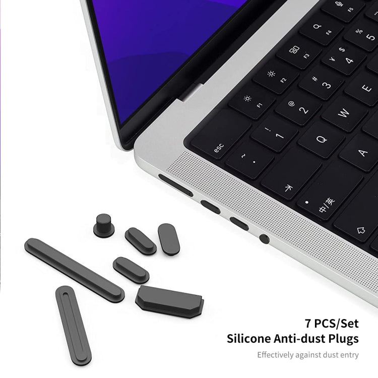 Hardshell Case & Keyboard Cover For 2021 MacBook Pro 14 inch A2442 (M1) Blue