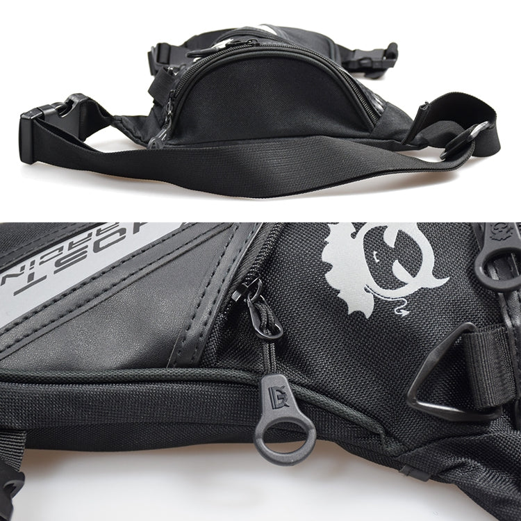Unisex Adjustable Waist & Leg Bag For Motorcycles & Outdoor Use