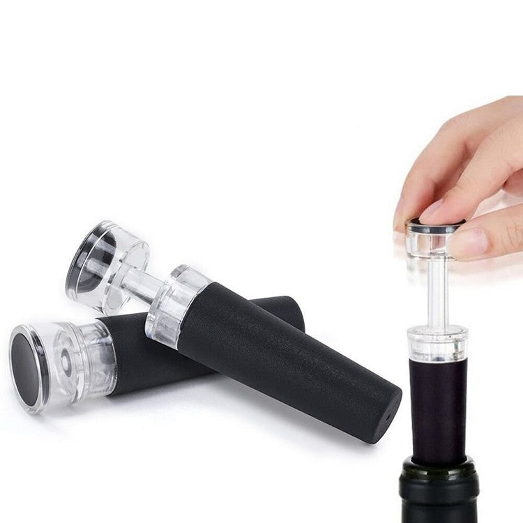 Vacuum Wine Preserver & Stopper Black