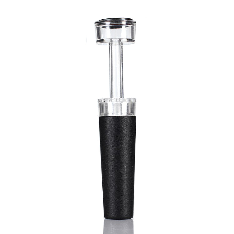 Vacuum Wine Preserver & Stopper Black