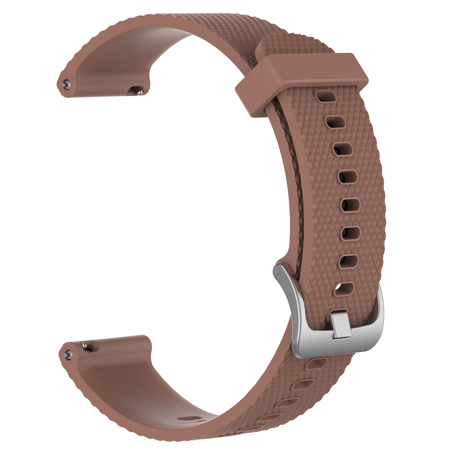 Silicone Watch Strap Band Garmin Vivoactive 3 20mm Brown - We Love Gadgets