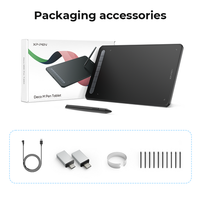 XPPen Deco MW Graphics Drawing Tablet Black