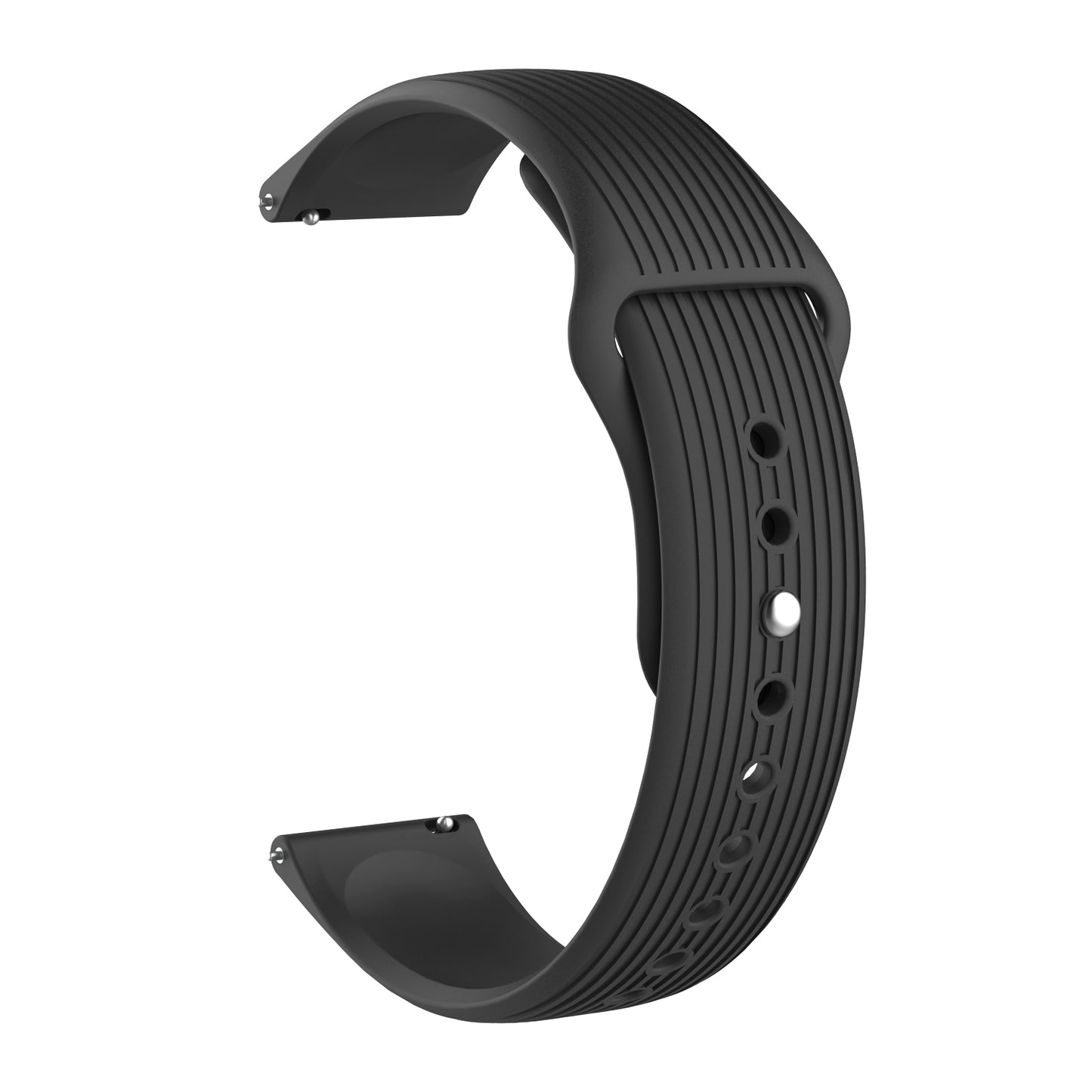 Universal Rugged Sports Replacement Silicone Watch Strap Band 20mm
