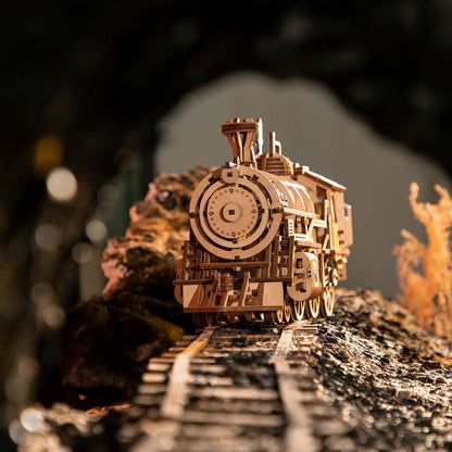 Robotime Locomotive Mechanical Gears 3D Wooden Puzzle